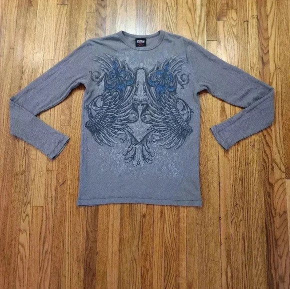 MMA Elite Mens Thermal Shirt Size Small - Picture 1 of 7
